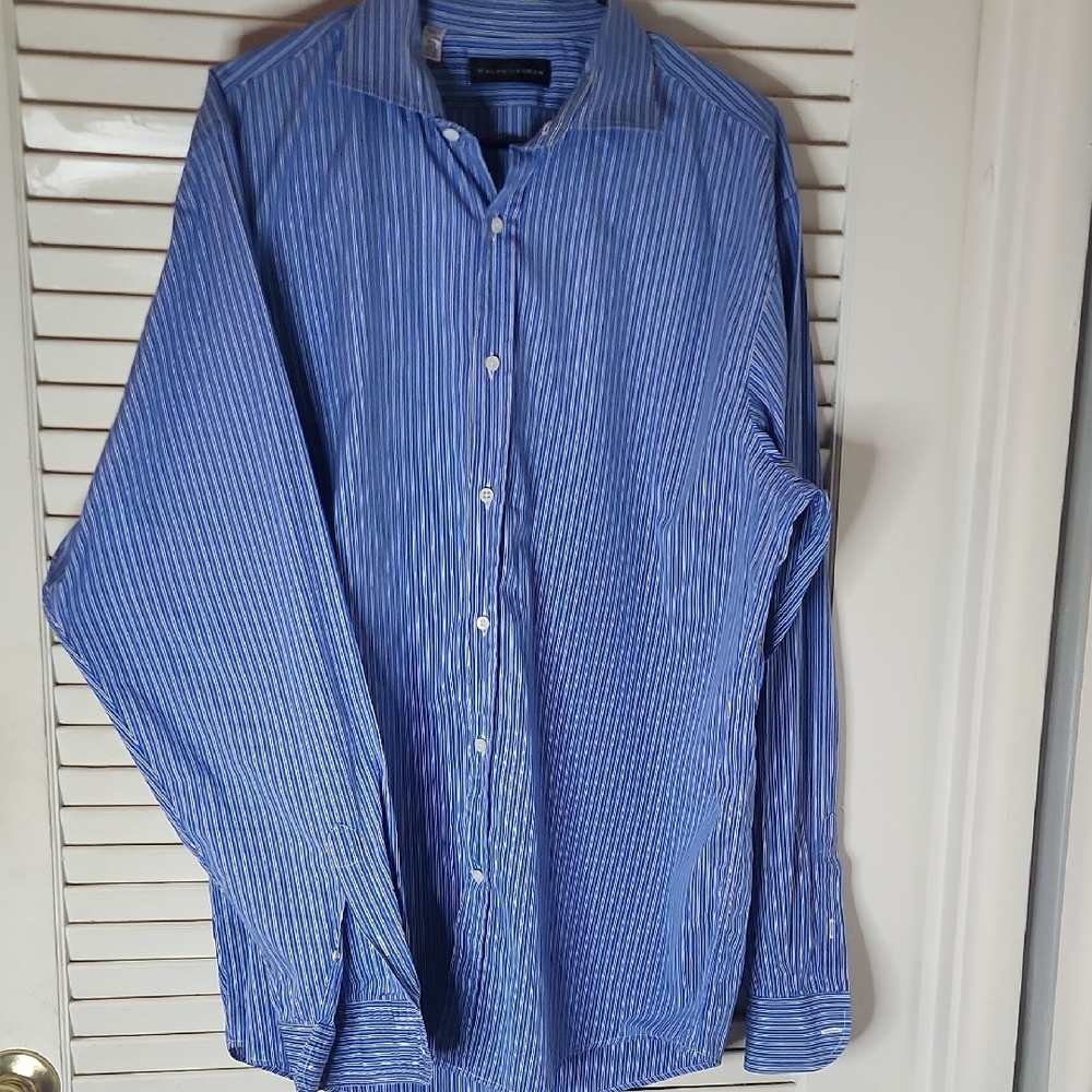 Polo Ralph Lauren Striped Blue Dress Shirt